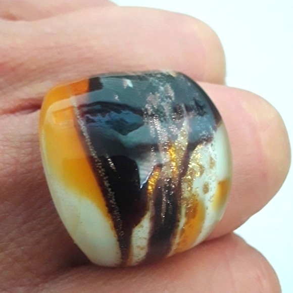 VENETIAN GLASS RING - Picture 8 of 8